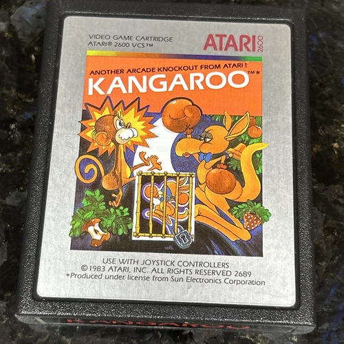 Atari 2600 Kangaroo Tested Combine Ship