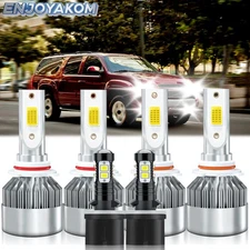 For Chevy Suburban 1500 2000-2006 LED Headlight Bulbs Kit Hi/Lo Beam+Fog Light