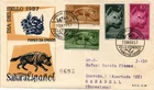 Spanish Sahara 1957 Edifil 142/25 Stamp Day Fauna really circualted (6115)