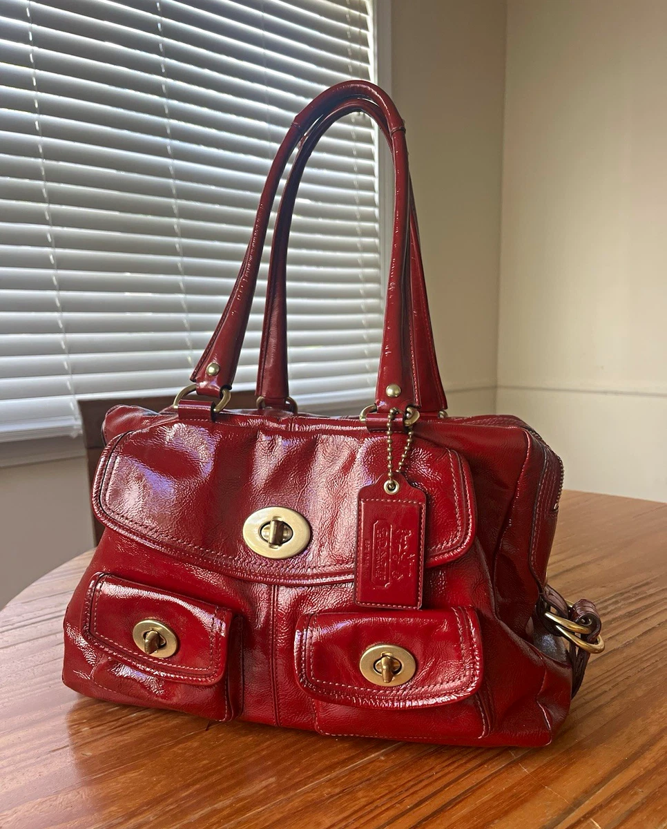 Coach Turn Lock Patent Bags & Handbags for Women for sale | eBay