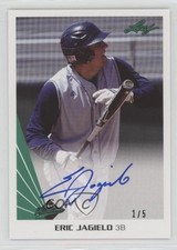 2013 Leaf Memories Auto Green 1/5 Eric Jagielo #A-EJ1 Auto 2a9
