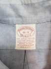 Vintage Brooks Brothers Shirt Mens 16-3 Blue OCBD Oxford Button Down USA Made