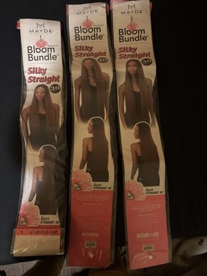 Bloom Bundle Silky Straight Hair Bundles  30  Inches