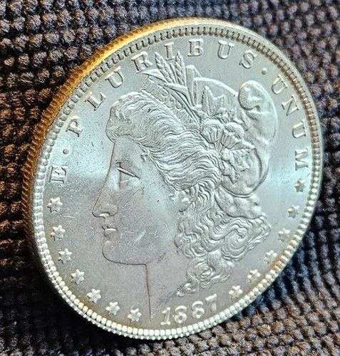 1887 Morgan Silver Dollar- Fineness .90- BU Condition