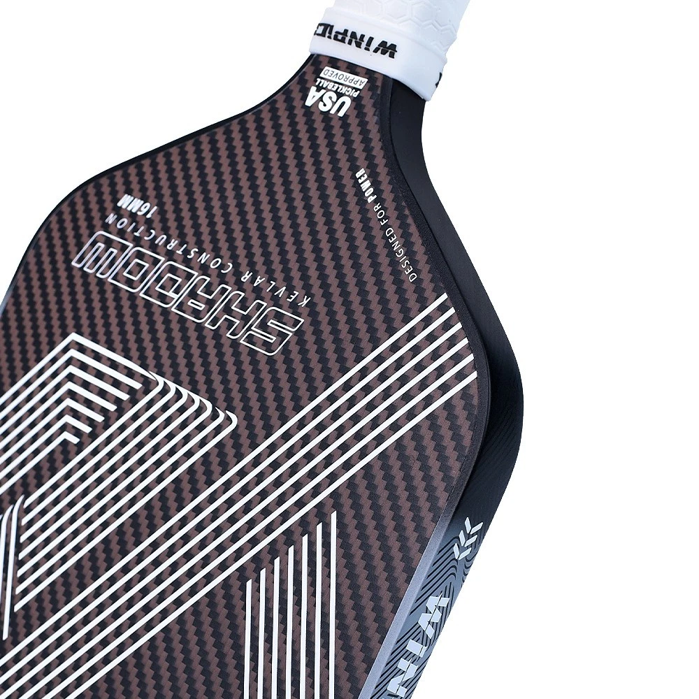 Kevlar Fiber Pickleball Paddle - Lightweight Control Spin Power Grip  