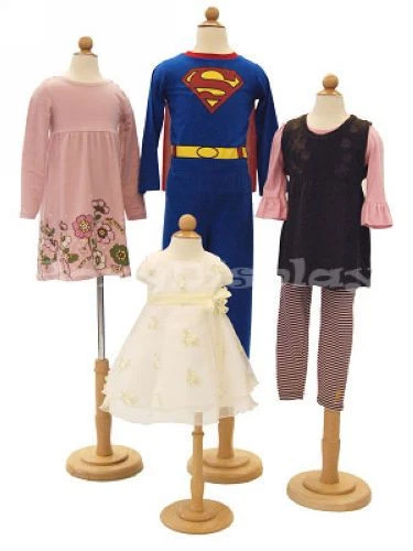 ROXY DISPLAY 4 pcs Children Mannequin Manequin Manikin Dress Form #JF-11C6M2T4T7T Group