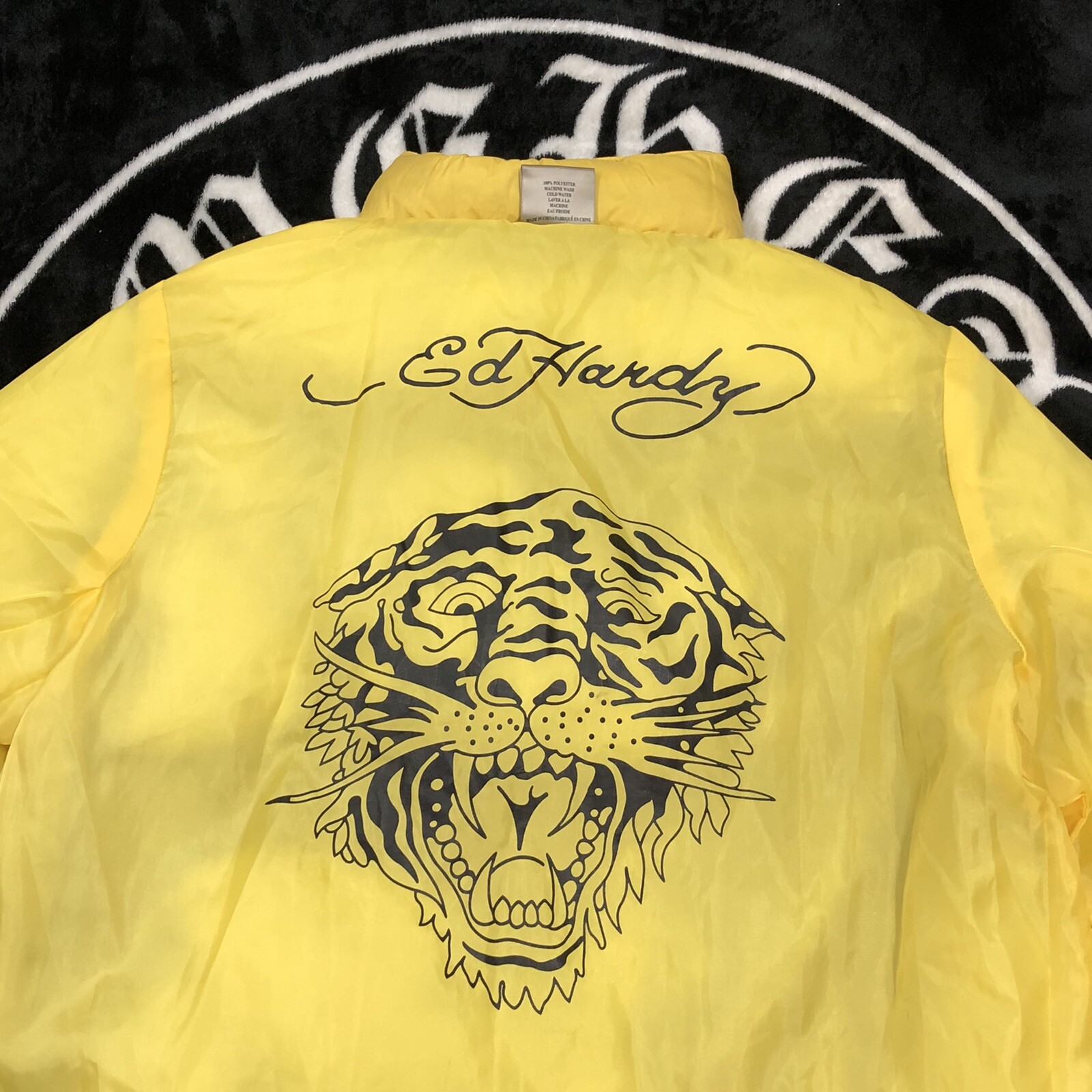 ☣︎ Rare Vintage Ed Hardy Reversible Puffer Jacket  ☣︎ image 9