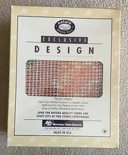 Vintage National Yarn Natura Latch Hook Rug Kit 1129 Wedgwood Blue 31x24 NOS