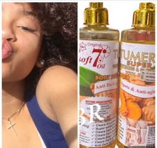 SOFT 7 Turmeric super lightening  glowing oil. x1 Skin repairs Oil. ORIGINAL  