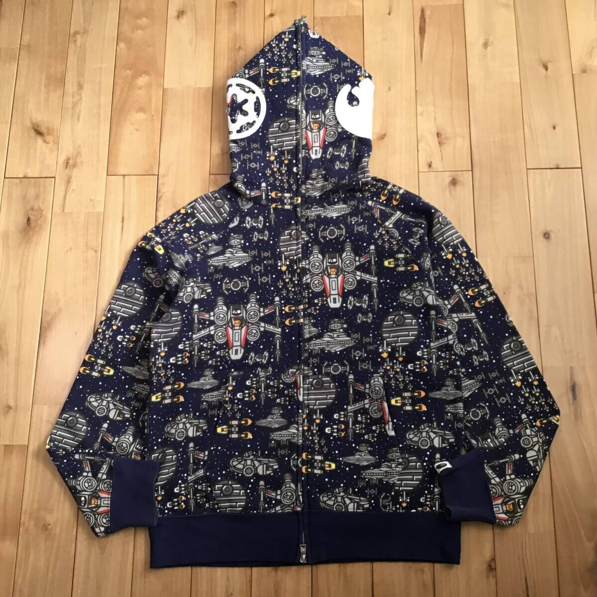BAPE × Star Wars Milo full zip hoodie a bathing ape NIGO