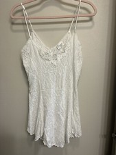 Cinema White Lace Nightie/ Lingerie Size L