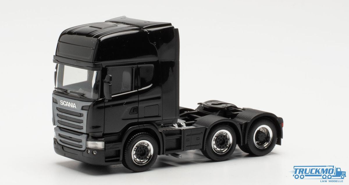 Herpa Scania R13 Topline 3-Achs schwarz 951678 | eBay