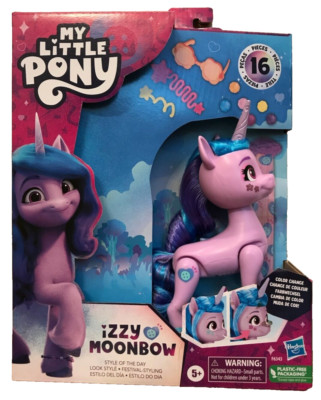 My Little Pony IZZY MOONBOW STYLE OF THE DAY Color Changing - 5'', G5, MIP, HTF