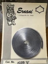  1/8 U round Lead Came (6 feet)  - Stained Glass Supplies 109U