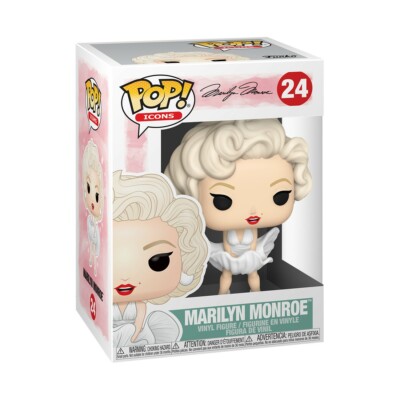 Marilyn Monroe White Dress Weisses Kleid POP! Icons #24 Vinyl Figur Funko