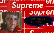 Lot Of 3 Supreme Scarface Set Stickers FW17 Authentic Brand New Ships Same Day