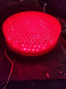 Red Traffic Light Signal LED Lens ECOLUX Street Maintenance Replacement Man Cave