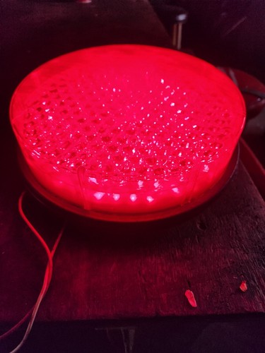 Red Traffic Light Signal LED Lens ECOLUX Street Maintenance Replacement Man Cave