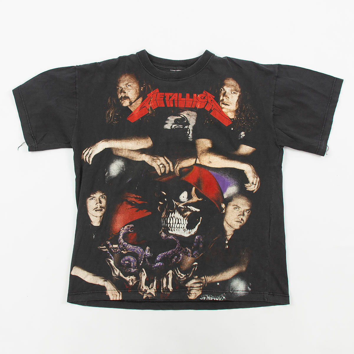 Metallica vintage all over print t shirt Empire | eBay 