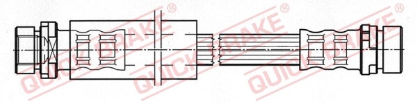 Quick Brake 22.313 Brake Hose For Ford Mazda-image
