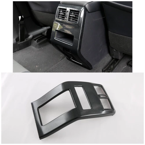 Fiber Rear Air Vent Outlet Frame Cover Trim For 2022-2025 Mitsubishi Outlander