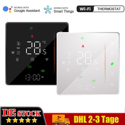 WLAN Smart Thermostat Touchscreen Raumthermostat Fußbodenheizung Programmierbar