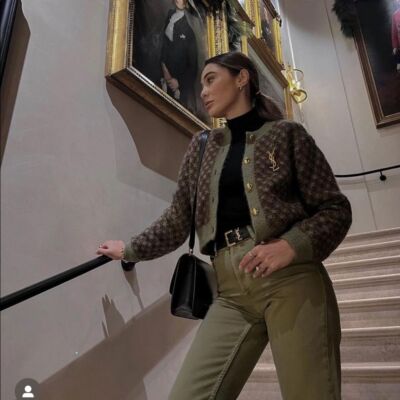 ZARA KNIT CARDIGAN WITH GOLDEN BUTTONS