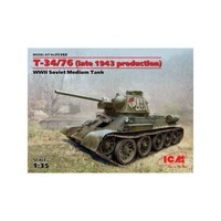 Icm 35366 T-34/76 ( Late 1943 ) 1/35