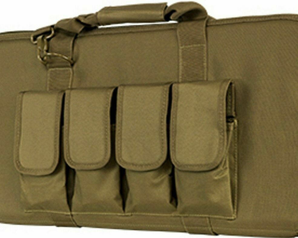 VISM Short Rifle Case 28 Tactical Small Rifle Bag Carbine Rifle Bag TAN  848754003669