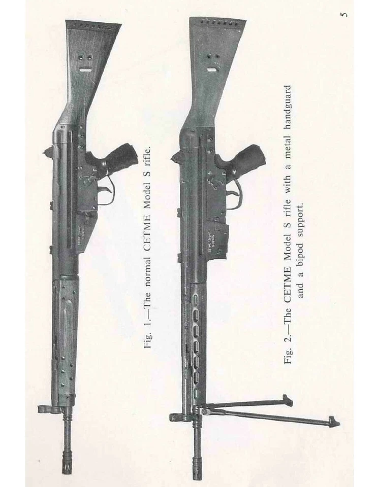 Rifle deportivo Cetme modelo S manual - NUEVO peine encuadernado copia Foto 2 de 2