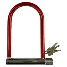 Bike Padlock Long Shackle 13mm x 120mm x 220mm  (260)  lock gate shed door chain