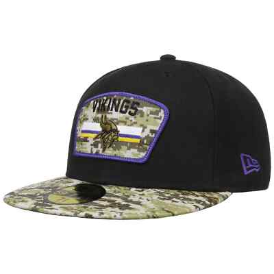 NEW ERA 59Fifty Minnesota Vikings Cap Basecap Baseballcap Flat Brim Fitted