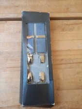 Mens Adjustable and Elasticated Braces Suspenders Grey Brand New in Box MULTIFIT