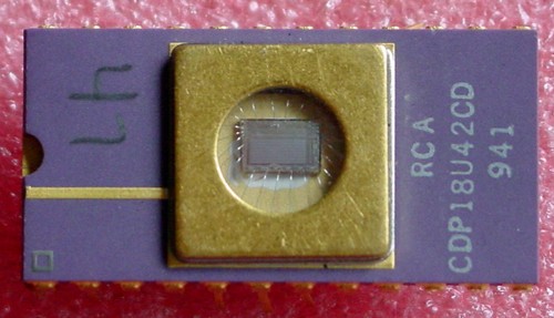 RCA CDP18U42CD UVPROM UV Erasable ROM HI-REL CMOS MIL-SPEC CERDIP NOS Vintage - Afbeelding 6 van 6