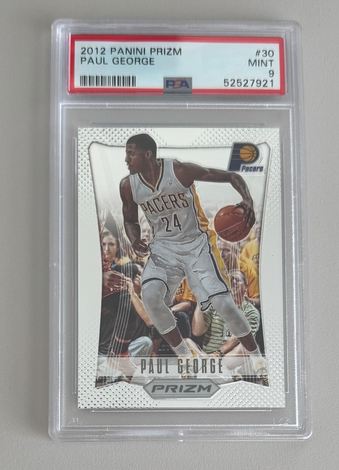 2012-13 PANINI PRIZM PAUL GEORGE #30 PSA 9