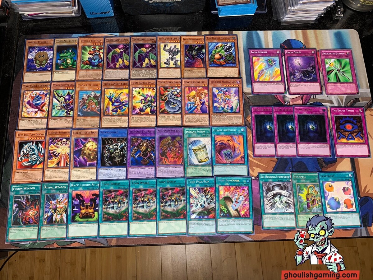 トゥーン デッキ 遊戯王 Toon deck Yugioh Toon Deck 40 Cards Kingdom World Bookmark Pegasus