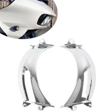 Chrome Front Headlight Fairing Vents For Harley Road Glide Special FLTRXS 15-23
