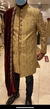 Pakistani Designer wedding sherwani And Scarf