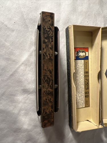 Vintage "Chromonica" Chromatische Mundharmonika M. Hohner Germany - 260 C orig. Box - Bild 4 von 7