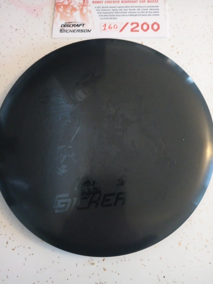 💥 Discraft Murdered Out Buzzz Chris Dickerson Robot Chicken New L.E.  1 of 200 - Image 2 of 4