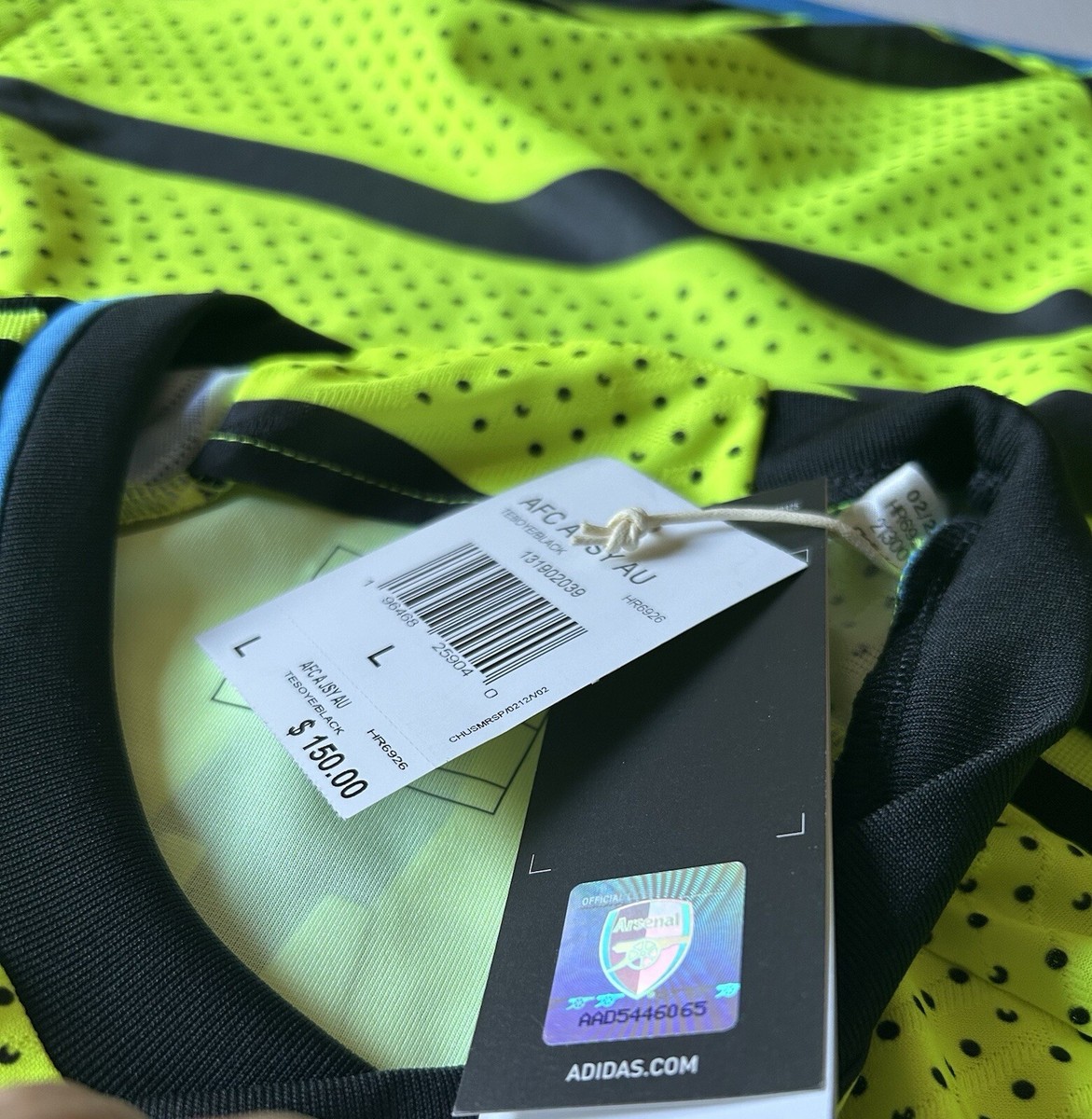 Bukayo Saka Arsenal 23/24 Authentic Away Jersey - Adidas #HR6926