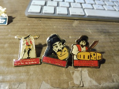 Lot De 3 Pins Smith & Wesson 1992 - Vintage Années 90 - Logo Armes à Feu - Bergamote