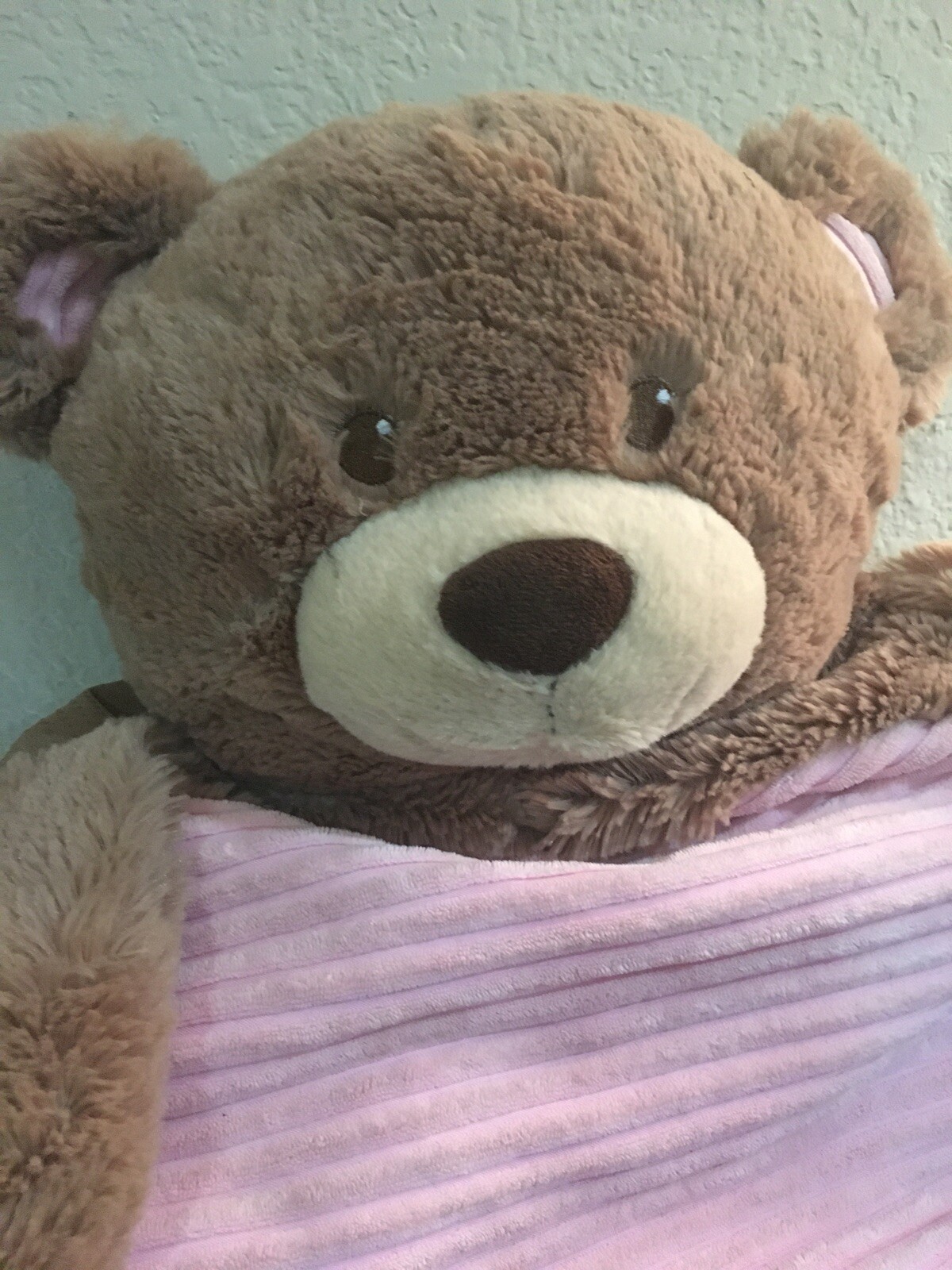 teddy bear tummy time mat