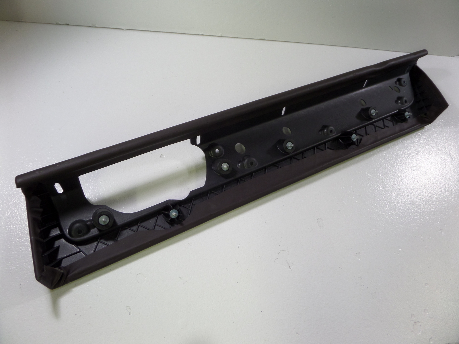 06-13 Bentley Continental Flying Spur Rear Right Upper Door Panel Trim BURNT OAK