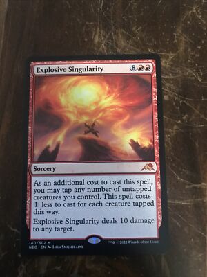 MTG Explosive Singularity Kamigawa: Neon Dynasty 140/302 Regular Mythic