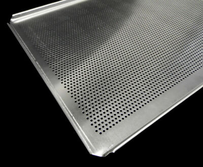 Backblech 2x f Backofen 44x35cm Backbleche Bleche neu Lochbleche Miwe Unox