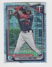 2024 BOWMAN CHROME PROSPECT BASEBALL MOJO EDUARDO BELTRE MINNESOTA TWINS