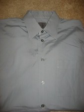 Mens Gray CALVIN KLEIN Dress Shirt 15-32/33 Medium