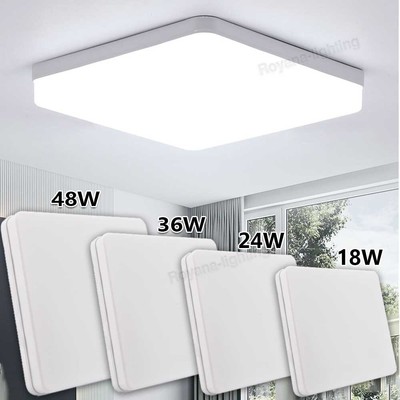 18W-48W LED Deckenlampe Deckenleuchte Panel Schlafzimmer Wohnzimmer Flur lampe