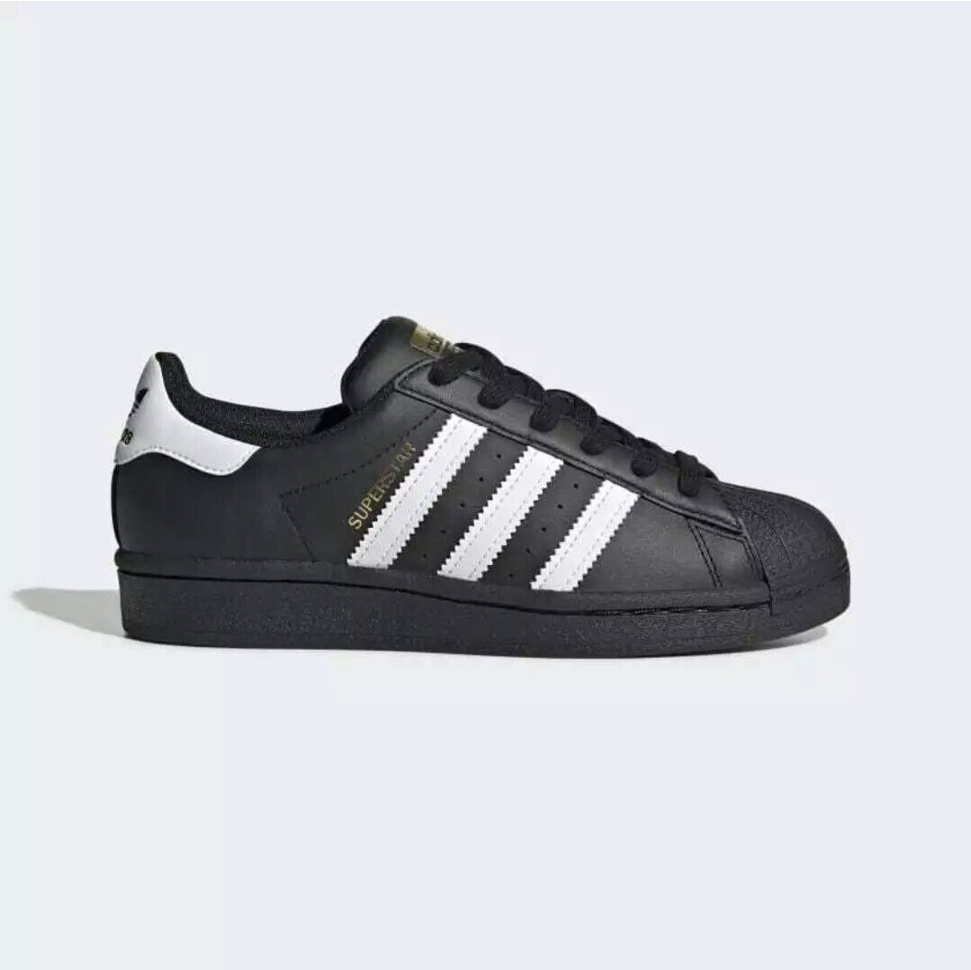 Adidas Originals Superstar J in Black/White/Gold EF5398 | eBay Adidas Originals Superstar J in Black/White/Gold EF5398 | eBay